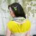 Felt Succulent Hair Pins // Moss Green // Womens Hair Accessories Handmade by OrdinaryMommy on Etsy