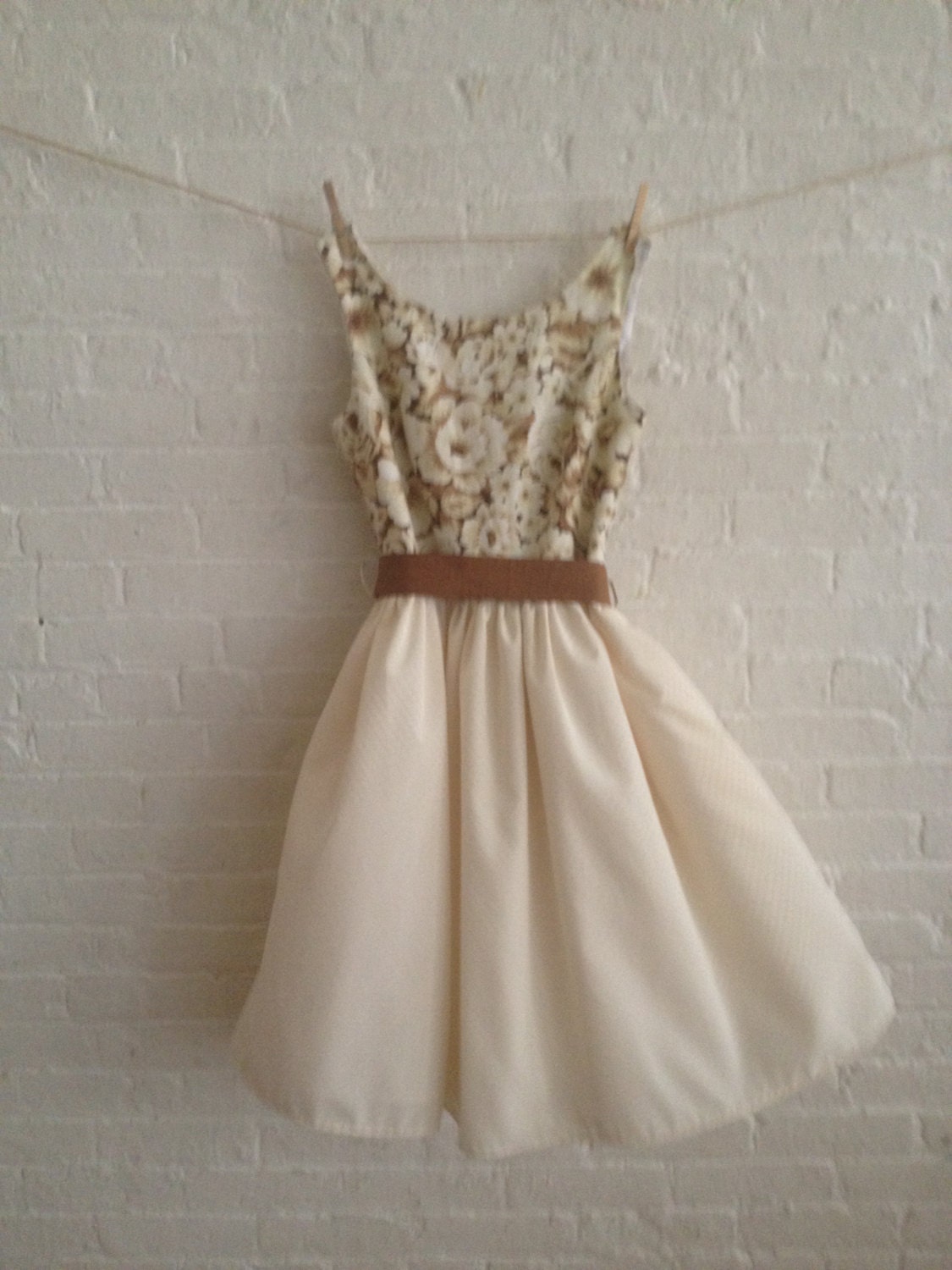 Sepia love ... Tea dress