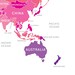 Bright World Map - Large
