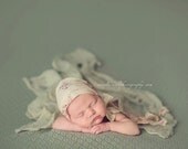 Layering Blanket- Photographers Prop Layering Blanket, Gender Neutral Organic Celery Color