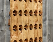 Riddling Rack - 36 Bottle - 6X6 - Wall Mount