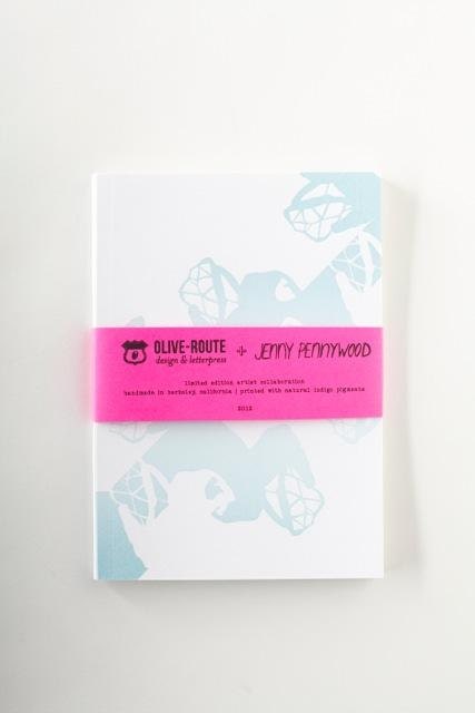 Indigo Letterpress Notebook No.1