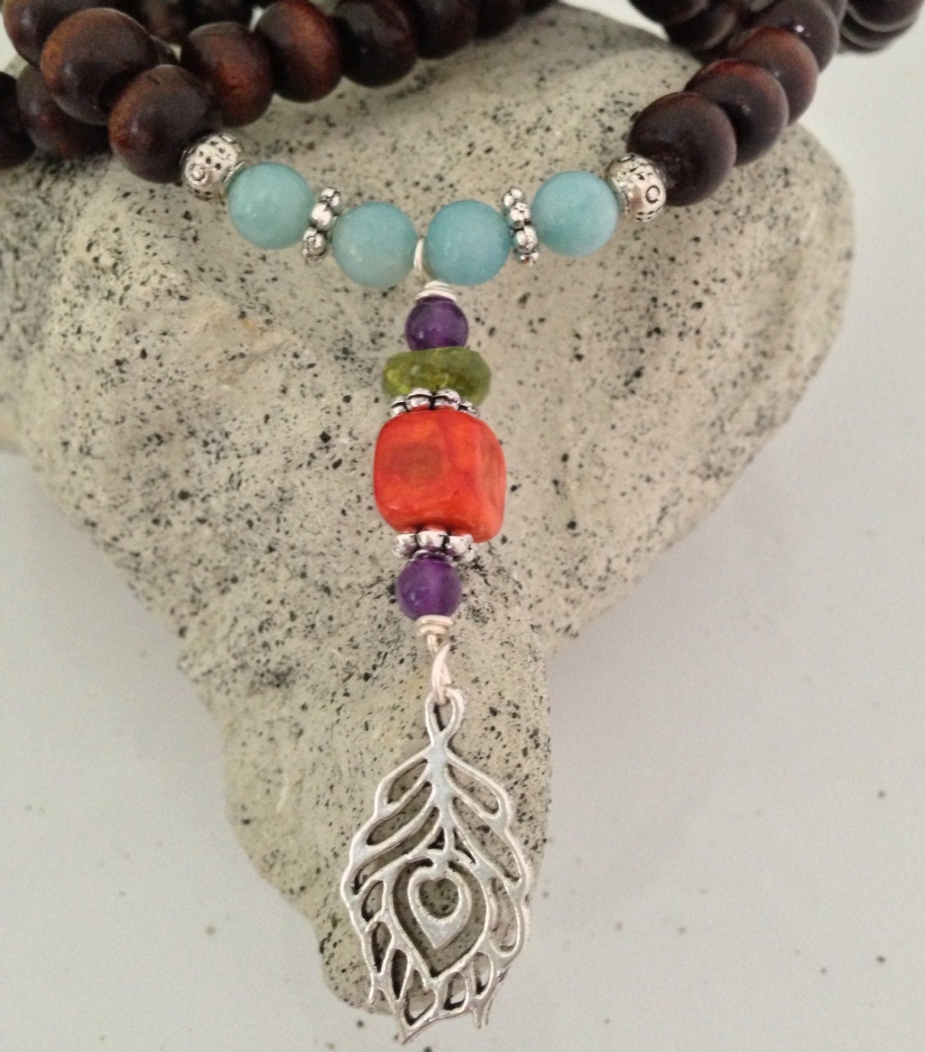 Freedom through Openness Mala Necklace