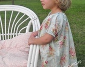 Bloomers and Peasant Dress Set Summerset Rose Damask