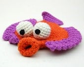 Crochet Flappy Flounder Amigurumi Plush Toy Pattern PDF Digital Download