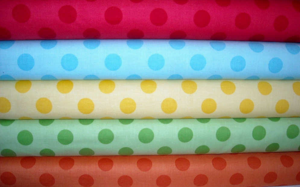 Tone on Tone Polka Dot Fabric Combo 5 Yards by Riley Blake Designs Save