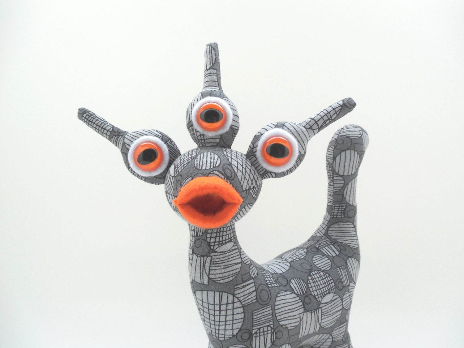 Alien Toy Plush, Monster Stuffed Animal by Adopt an Alien named Dreeble
