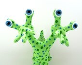 Two Headed Alien Toy, Little Green Men Martians by Adopt an Alien named Nipper and Jumpy