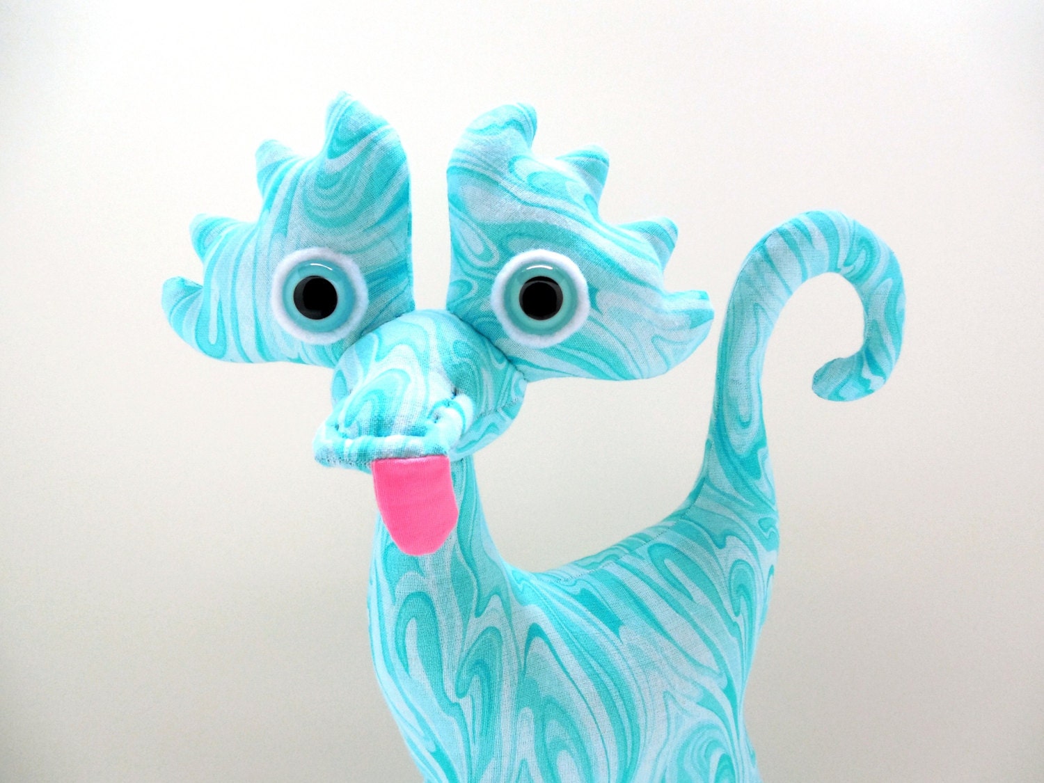 Plush Monster Toy, Cute Sci Fi Stuffed Animal by Adopt an Alien named Cloudy