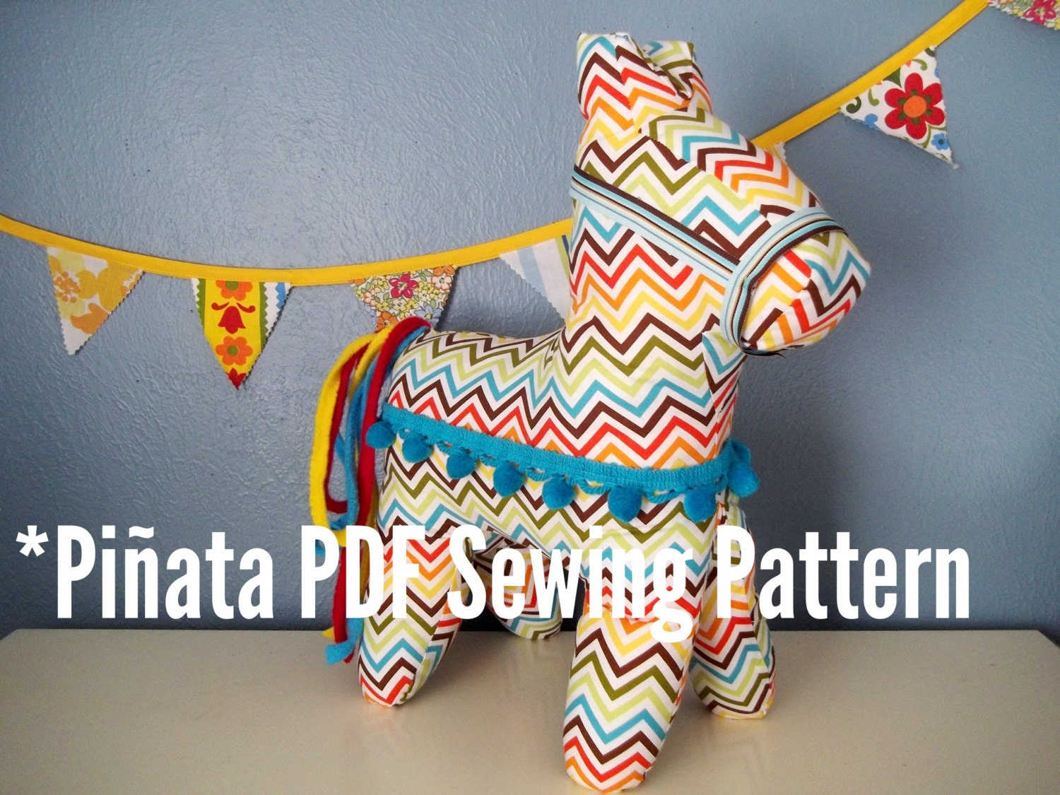 Cinco de Mayo Plush Pinata PDF Sewing Pattern
