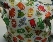 12 x 12 Large Robot Wet Bag with Snap Strap