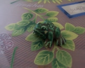 Cute Miniature Ceramic Frog Worm and Shells
