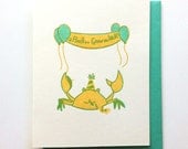 Crab Pinch Letterpress Card