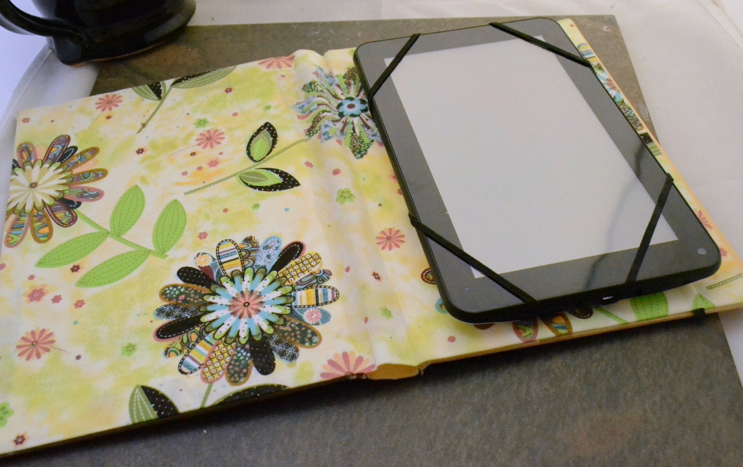 7 inch Tablet, Nook, Kindle, eReader upcycled case cover