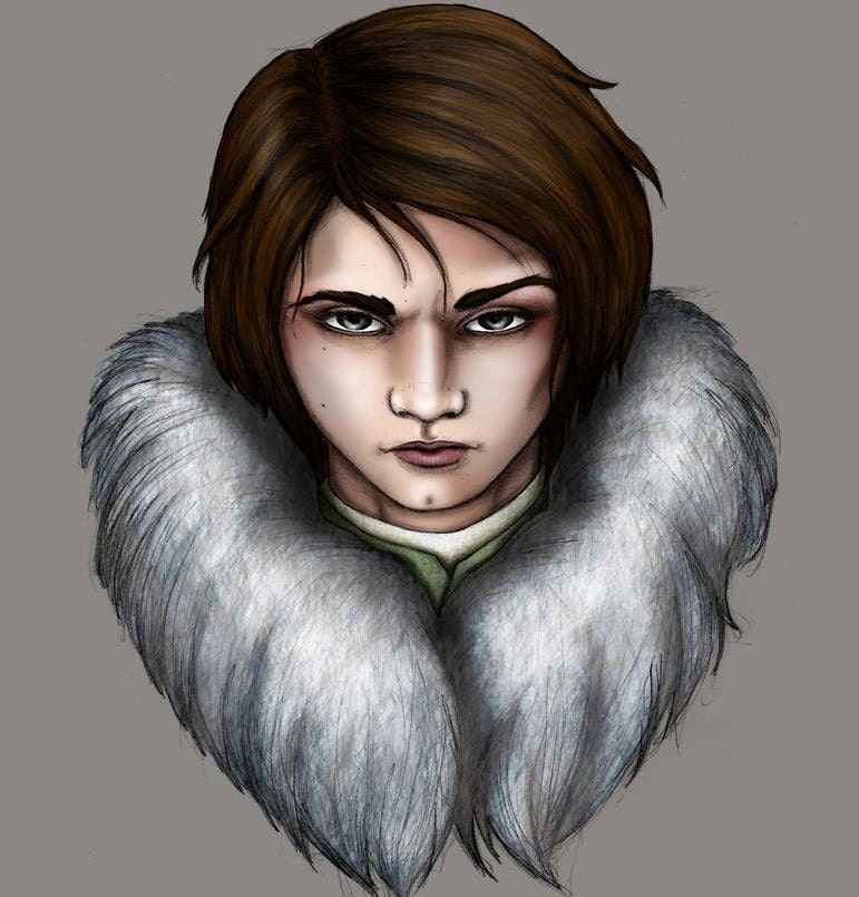 Game of Thrones Arya Stark A4 Art Print by Hungry Designs