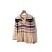 Vintage 1970s Sweater / Earthtone Stripe / 70s Sweater / Space Dyed Sweater / Medium M