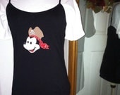 Adult Pirate Minnie Head Tank Top