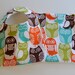 Gender Neutral . Baby Bib & Burp Cloth Gift Set . Eco-Organic . Owls . Shower Gift