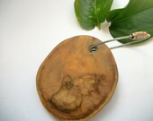 Rustic Wood Slice Key Chain/Holder - Rustic Oak Wood Perfect for Men, Women, Teens or Students for  Gift Giving, or as a Keepsake