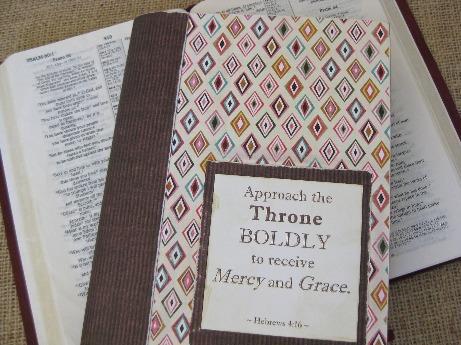 Legacy Prayer Journal, Bound Book, Colorful Diamonds