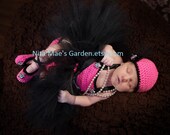 Baby Girls Clothes Tutu Romper Dress Newborn 0 3m or 6m Pink Crochet corset style Photo Prop Custom Made Clothes Spring Summer 2013