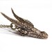 Medieval Dragon Skull Necklace In Bronze