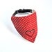 Red Spotty Heart Neckerchief - Small