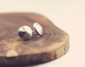 studs, posts, sterling silver, small, earrings, spinning top, etsymetal team