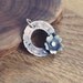 Charm - fall - wreath - copper - silver - cherry blossom - sakura - etsymetal team