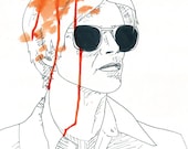 David Bowie Print (The Man Who Fell to Earth)