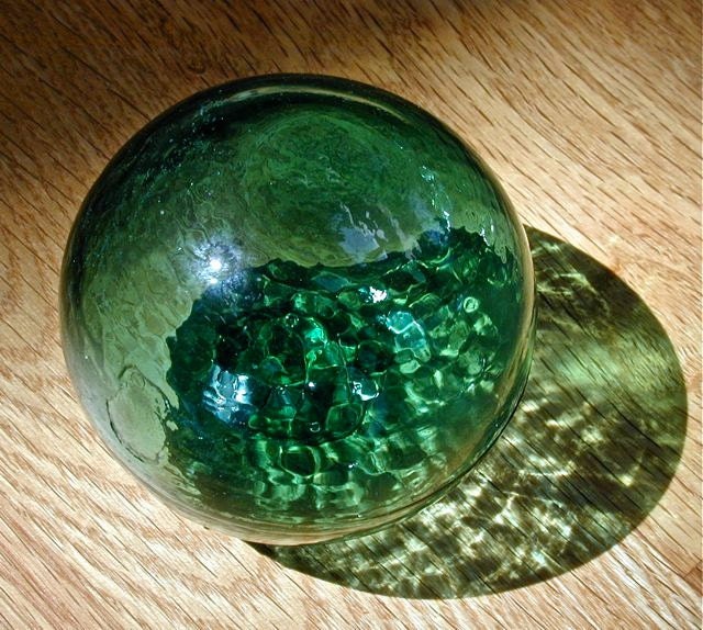 Glass Fishing Float Collectible, Summer Breeze 3 PC, Nautical Decor, Home Decor, Ocean Decor, Beach Cottage Decor, Fishing Decor, Garden Dec