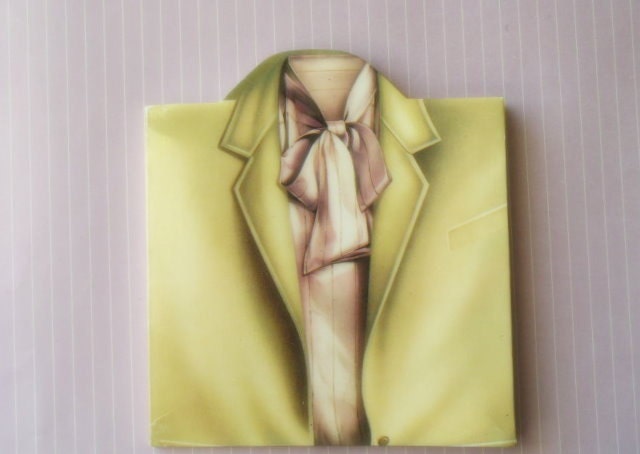 80s Vintage Deco Bust Notepad
