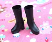 Blythe Black side zip Boots