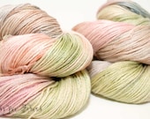 Hand Dyed Sock Yarn Fingering Weight - 430 yards approx. SW Merino/Tencel knitting, crocheting, weaving  - MISS POTTER