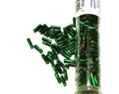 Czech Bugle and Seed Bead Mix, Emerald Green, DIY
