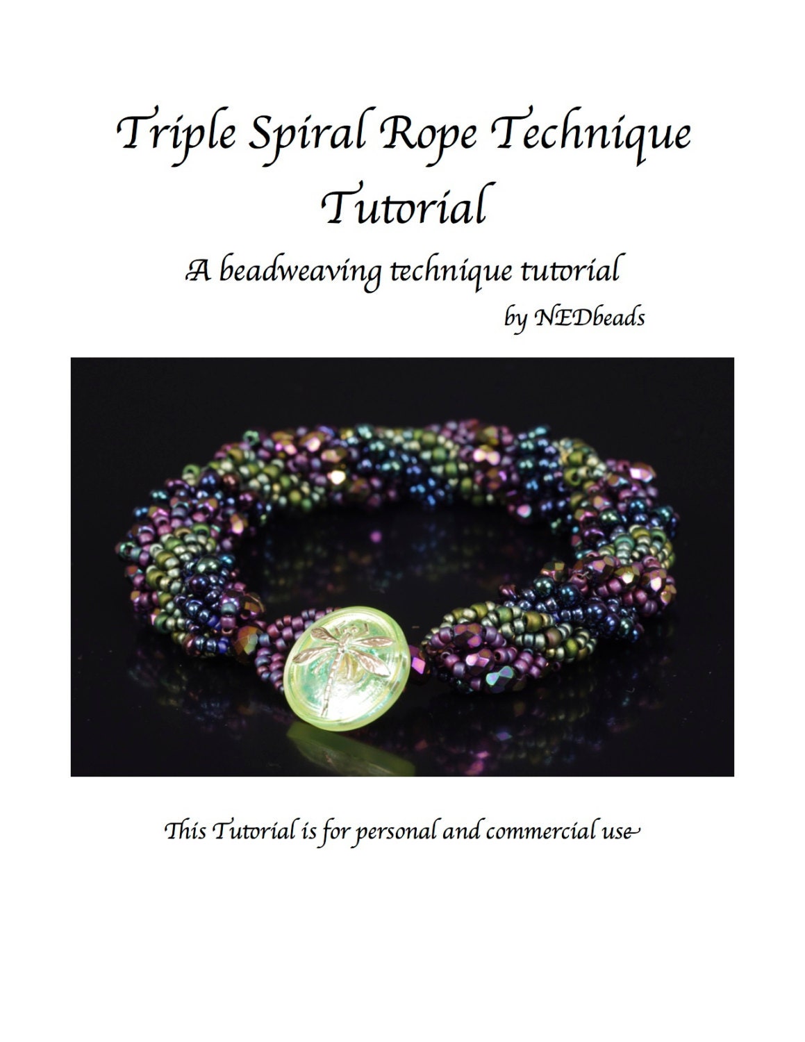 Triple Spiral Rope - A Beadweaving Technique Tutorial