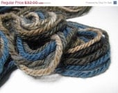 INVENTORY SELL DOWN Trouble, Hand Dyed, Handspun, Navajo Plied, Shetland Wool, Over 150 Yards
