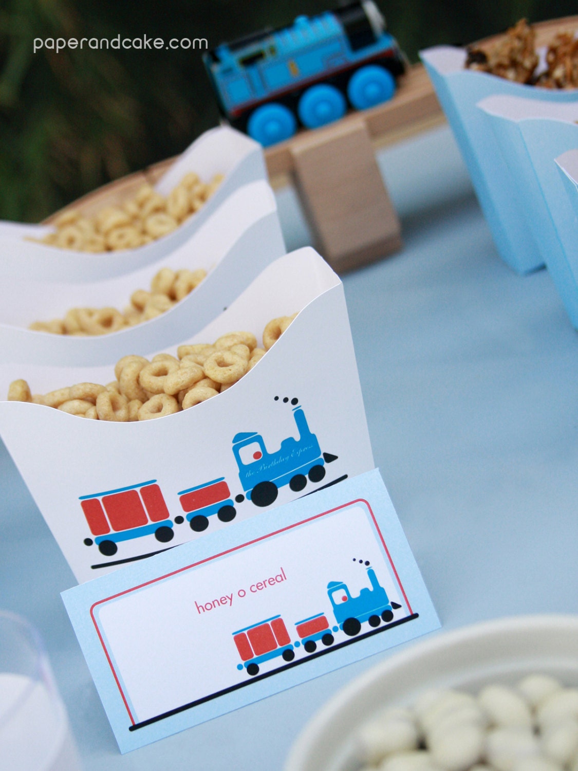 Train Birthday PRINTABLE Party Collection - You Customize EDITABLE TEXT Instant Download