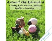 Knitting Patterns eBook. Farm Animal Toys. "Around the Barnyard"