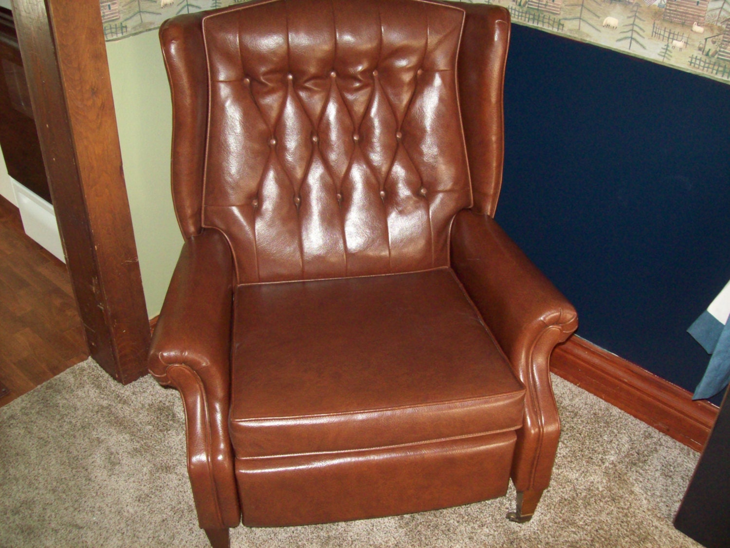 Vintage Pair of Wingback  Stratolounger Recliners