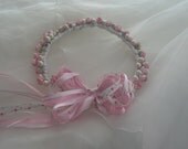 Pearl and Roses Hair Wreath