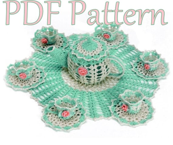 Tea Party Doily pdf Crochet Pattern