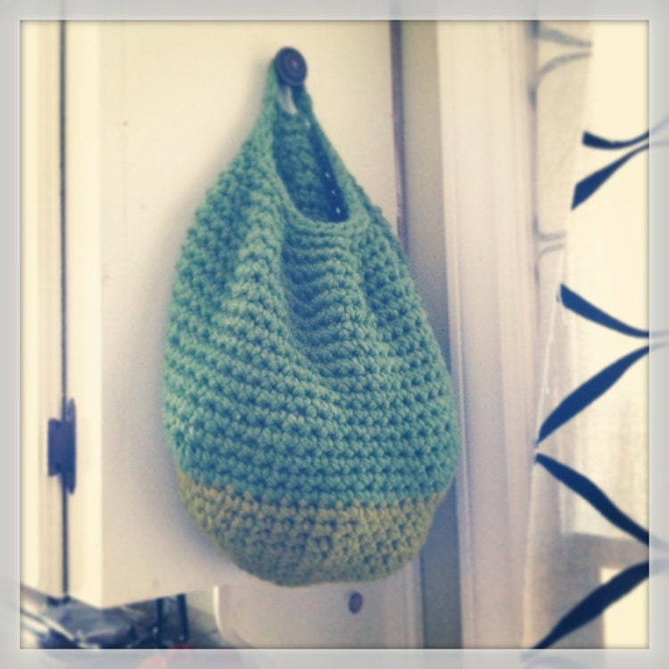 Crochet Pattern: Hanging Vegetable Sack