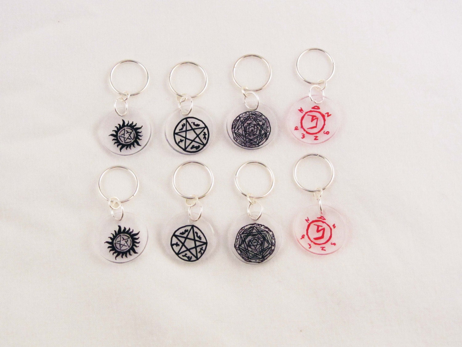 Supernatural Stitch Markers (Silver)