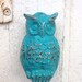 Owl Cast Iron Door Knocker, Cottage Style, Autumn Decor, New Home, Aqua Decor, Yellow Accents, Farmhouse Red