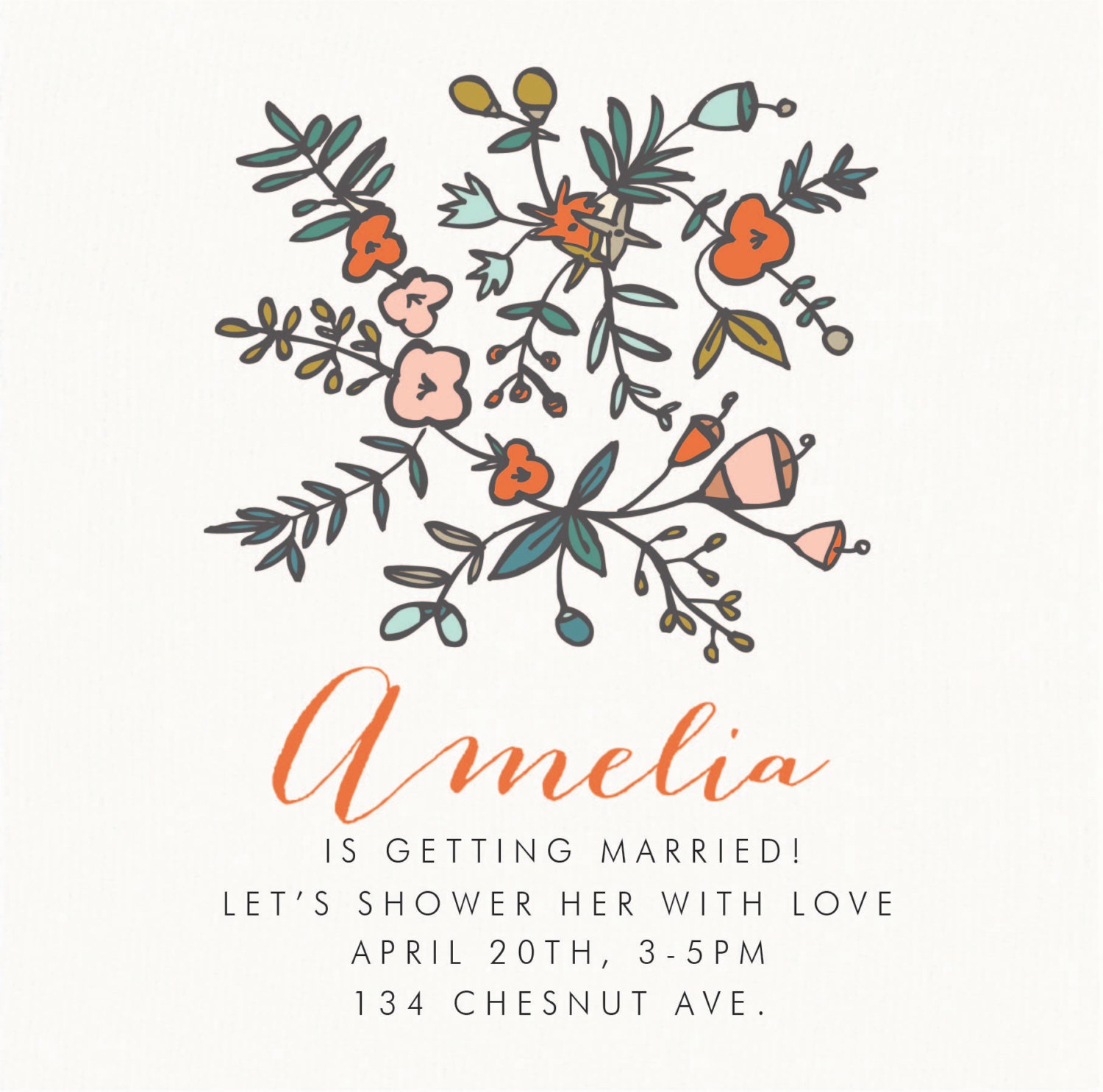 Printable Bridal Shower Invitations