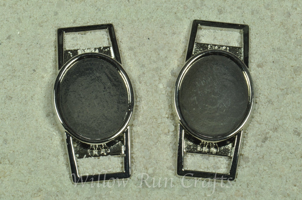 20 Oval Shoe Lace Charm -use for survival bracelets, shoelaces and much more.