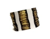 Leather bracelet. Delightful leather cuff bracelet. Leather jewelry