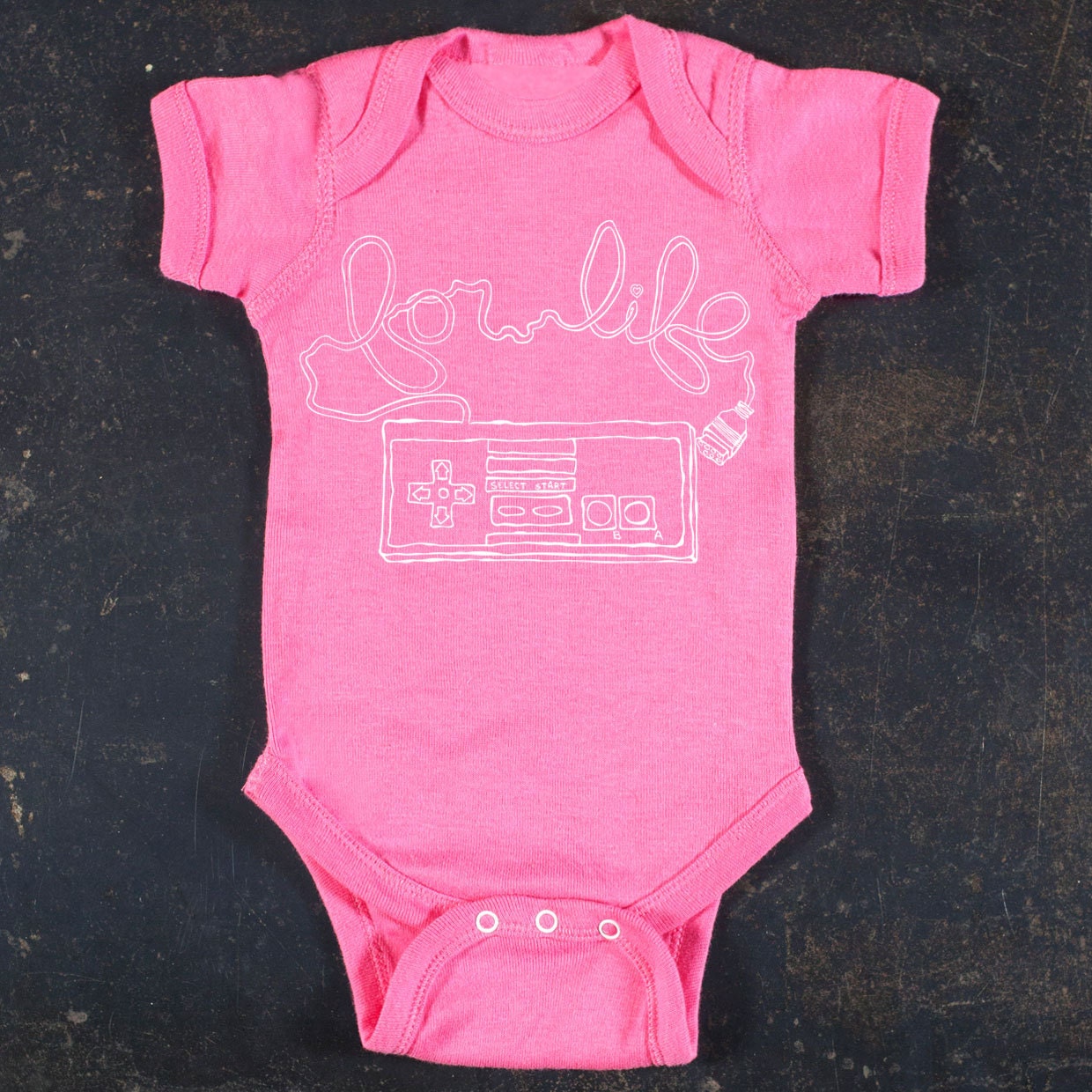 Gamer For Life Controller Graphic Baby Bodysuit By TrulySanctuary, Great Baby Shower Gift, First Birthday Gift Or Party Favor