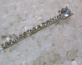 vintage barrette Hair clip beautiful   rhinestone